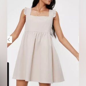 Nasty gal ruffle sleeve babydoll dress